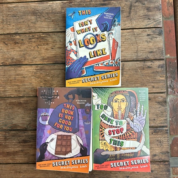 The Secret Series Books 3,4 &5 by Pseudonymous Bosch - Picture 1 of 7